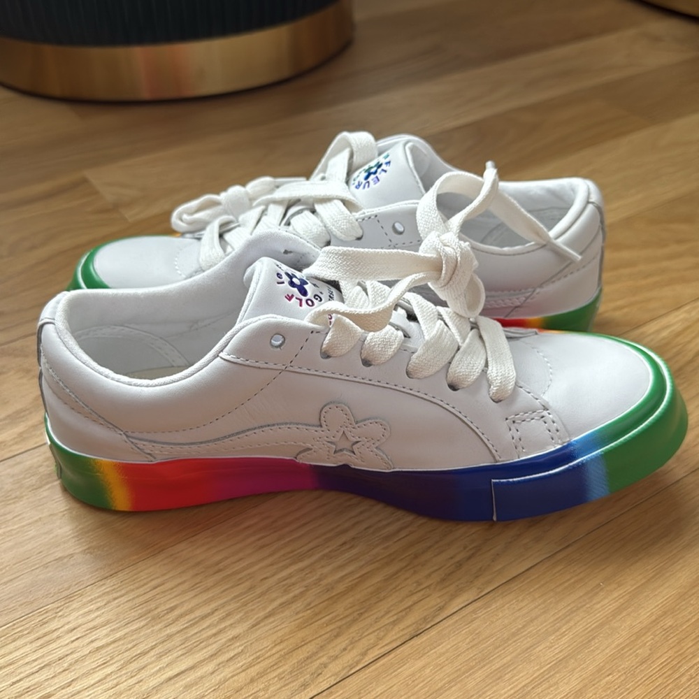 Converse x Golf le Fleur leather low top sneakers NWOT - Picture 13 of 16